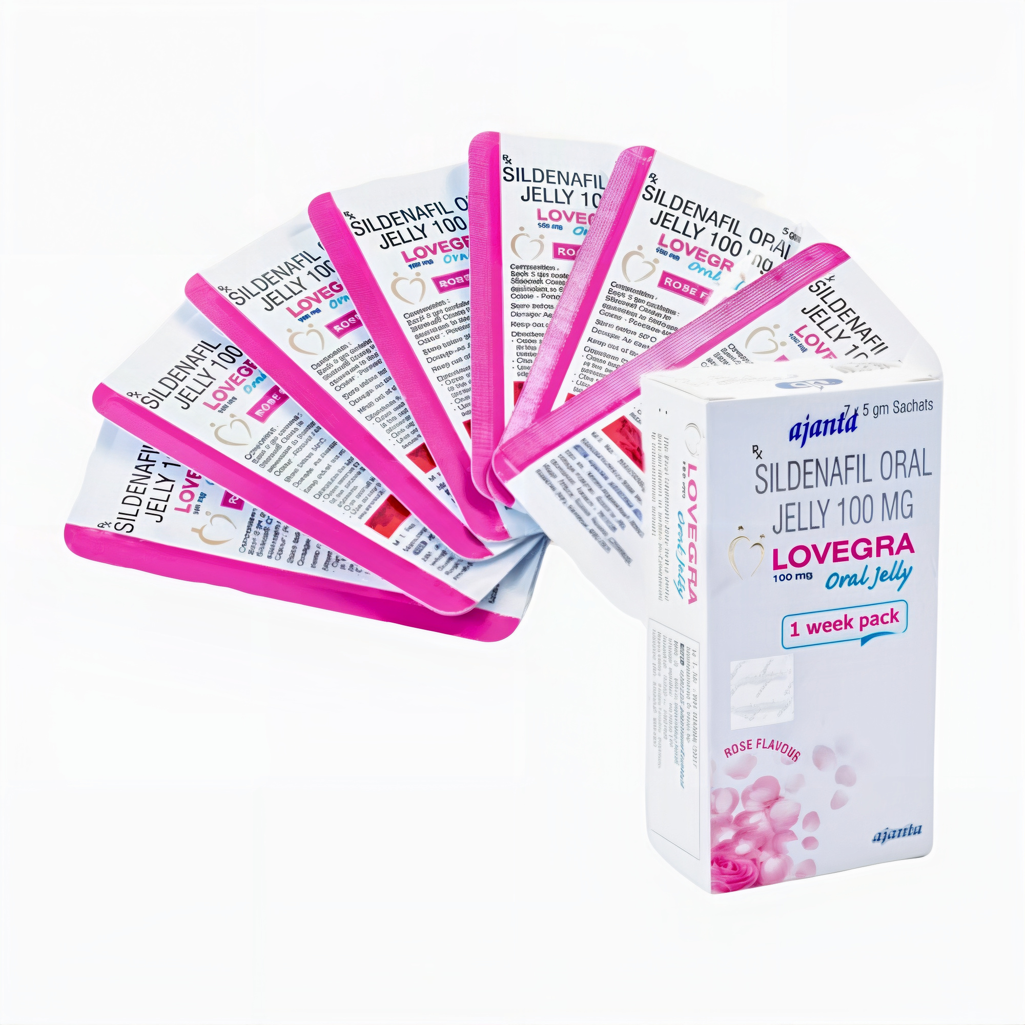 Lovegra Oral Jelly (Sildenafil 100mg.)