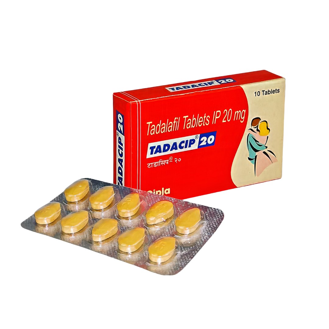 Tadacip 20 Generic Cialis Tablets (Tadalafil 20mg.)
