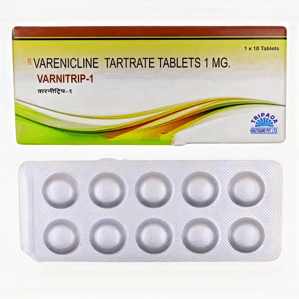 Varnisam-1 Tablet (Varenicline Tartrate 1 mg.)