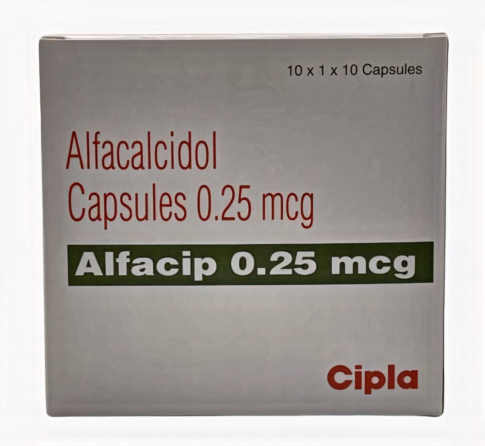 Alfacip 0.25mcg Capsule (Alfacalcidol 0.25mcg)