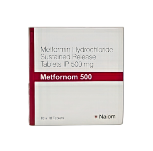 Metfornom 500 Tablets (Metformin 500mg)