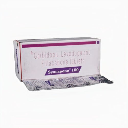 Syncapone 100 Tablet (Levodopa 100mg+ Carbidopa 25mg+ Entacapone 200mg))