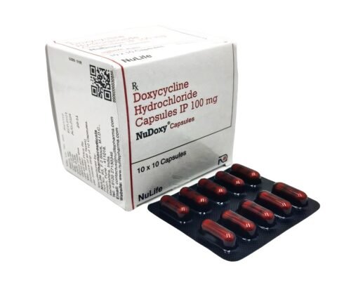 Nudoxy 100 Capsules (Doxycycline 100mg)