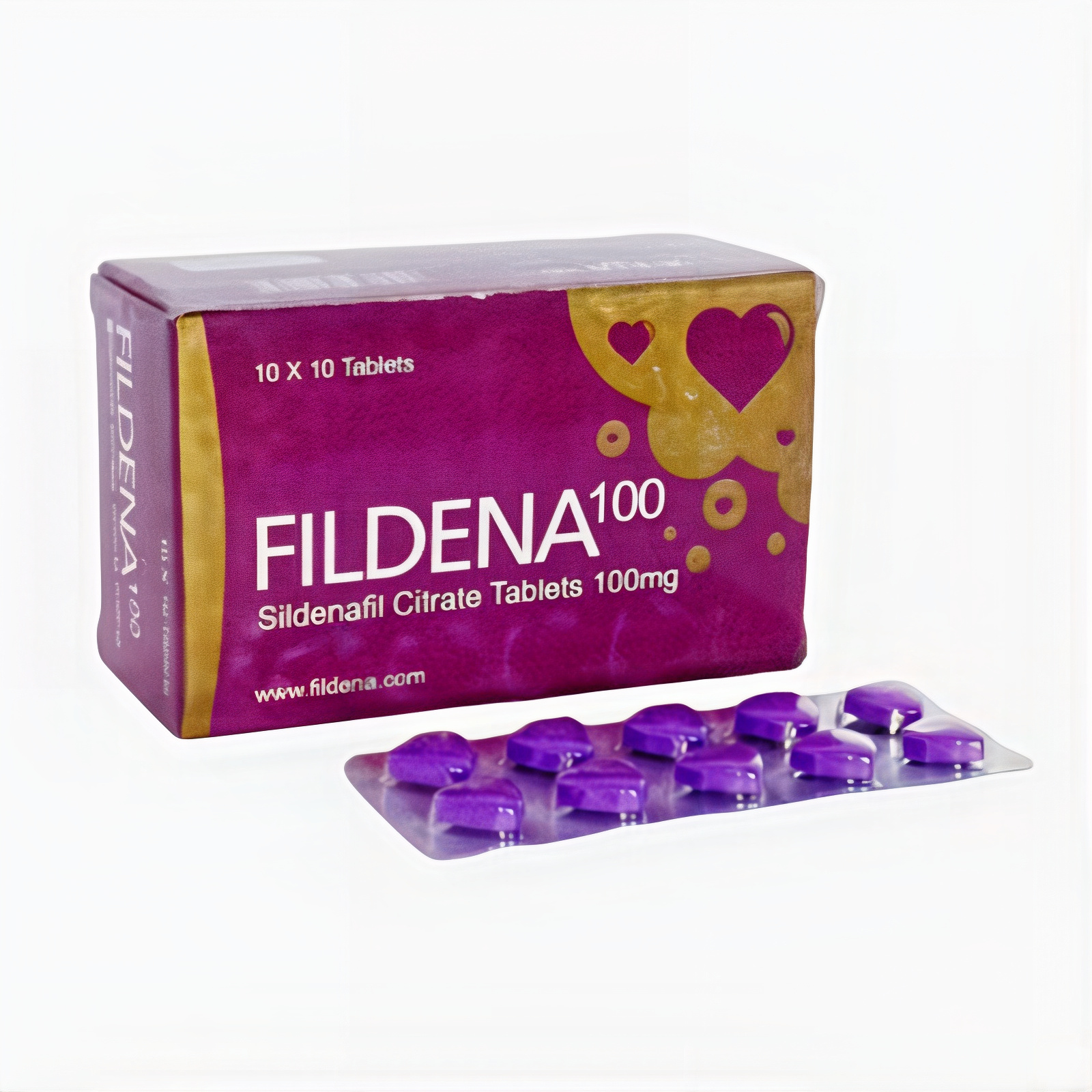 Fildena 100 Generic viagra (Sildenafil 100mg)