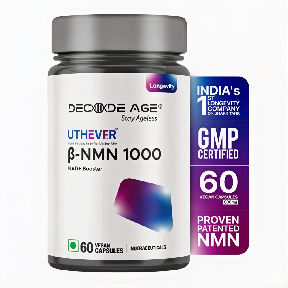 Decode Age NMN Pro Uthever 1000 Vegetarian Capsule (β NMN Uthever® 1000mg)