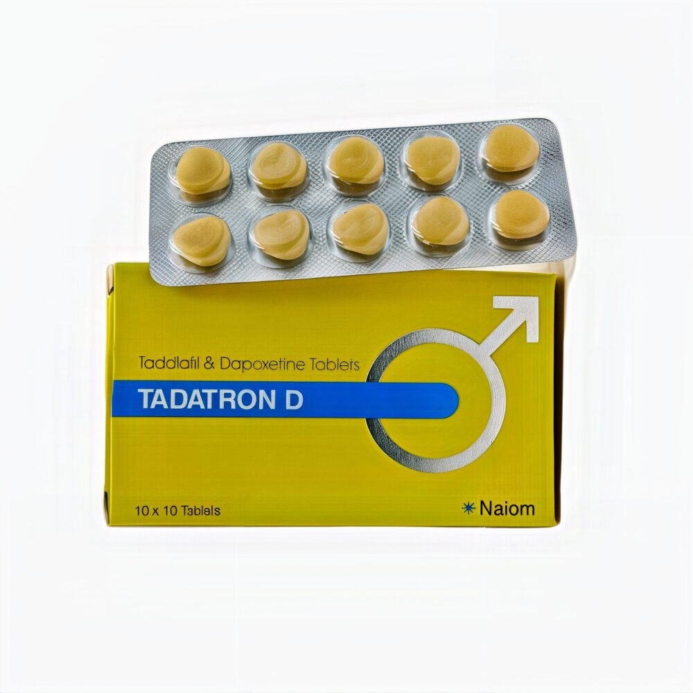 Tadatron D (Tadalafil 20mg + Dapoxetine 60mg)