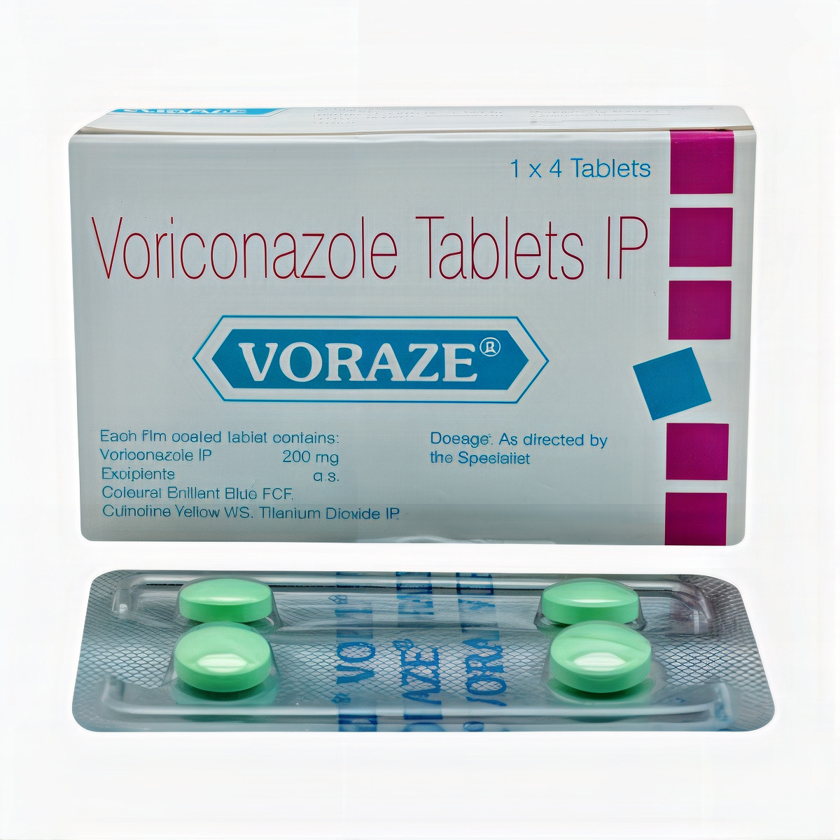 Voraze 200mg Tablet (Voriconazole 200mg)