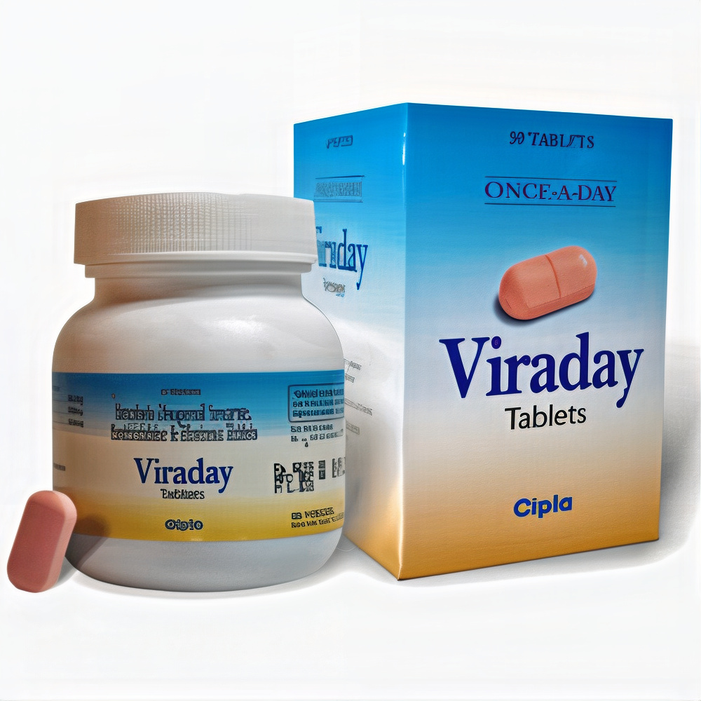 Viraday Tablet (Emtricitabine 200mg + Tenofovir disoproxil fumarate 300mg + Efavirenz 600mg)
