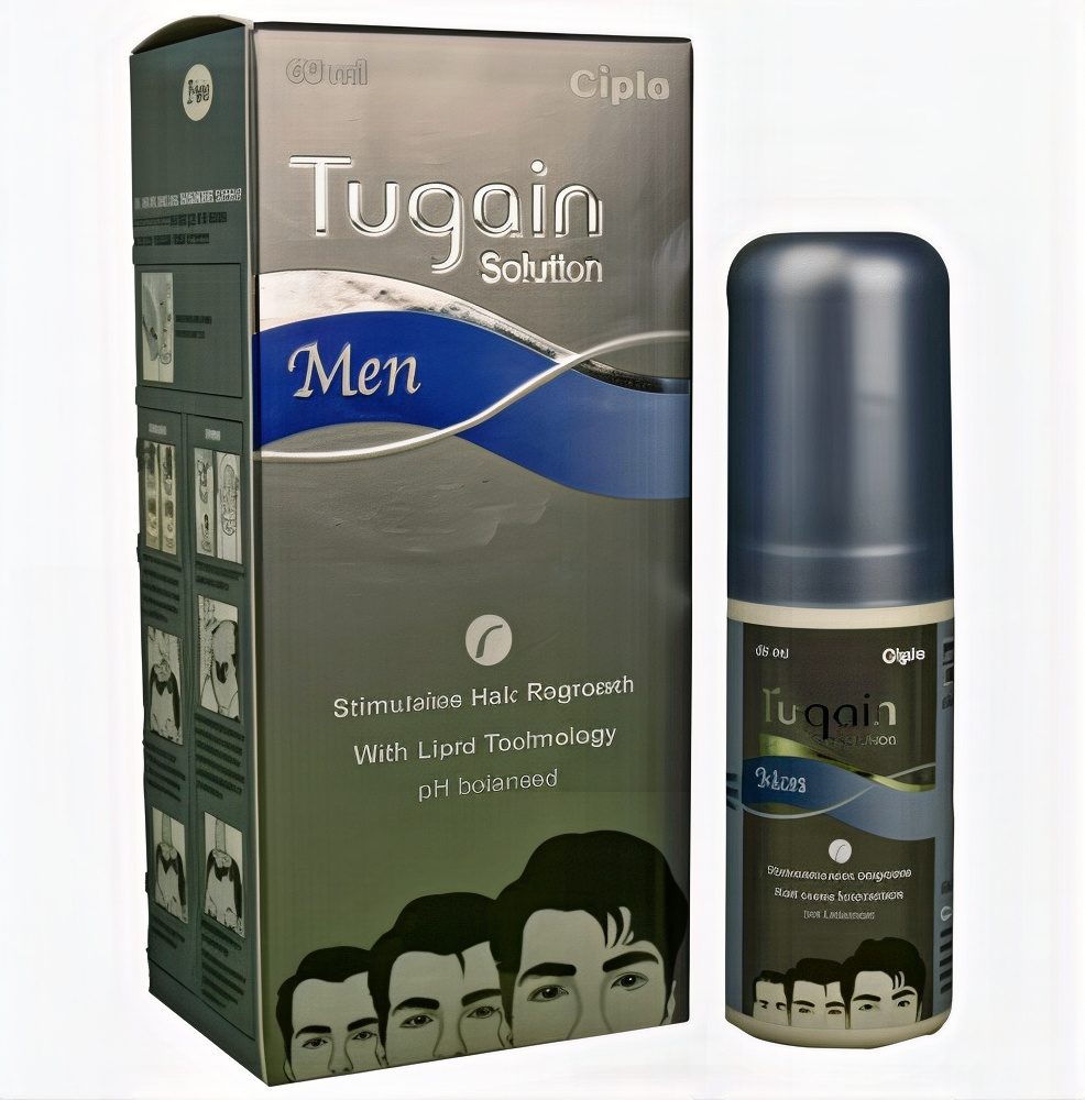 Tugain Men 5% Solution (Minoxidil 5% w/v + Finasteride 0.1% w/v)